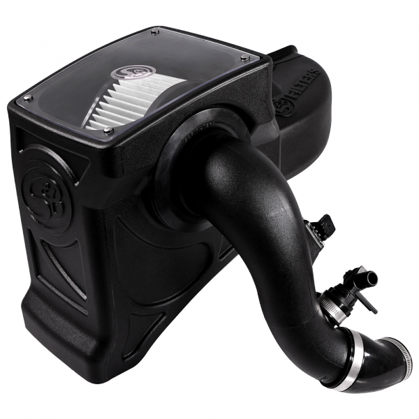 Cold Air Intake For 16-19 Chevrolet Colorado GMC Canyon 2.8L Duramax Dry Dry Extendable White S&B
