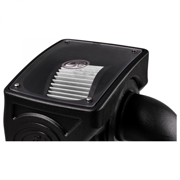 Cold Air Intake For 16-19 Chevrolet Colorado GMC Canyon 2.8L Duramax Dry Dry Extendable White S&B