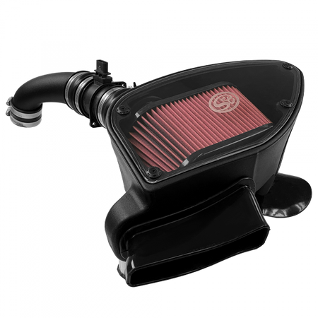 Cold Air Intake For 10-14 VW 2.0L TDI , 2015 VW Jetta 2.0L TDI Cotton Cleanable Red S&B