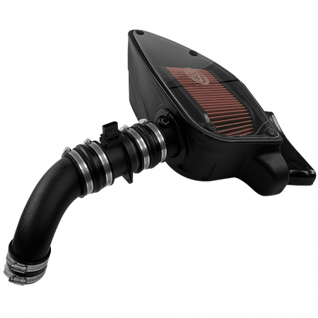 Cold Air Intake For 10-14 VW 2.0L TDI , 2015 VW Jetta 2.0L TDI Cotton Cleanable Red S&B