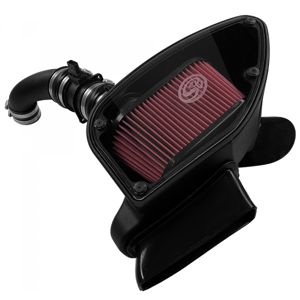 Cold Air Intake For 10-14 VW 2.0L TDI , 2015 VW Jetta 2.0L TDI Cotton Cleanable Red S&B