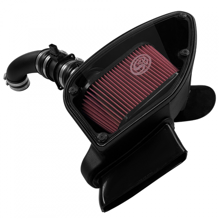 Cold Air Intake For 10-14 VW 2.0L TDI , 2015 VW Jetta 2.0L TDI Cotton Cleanable Red S&B