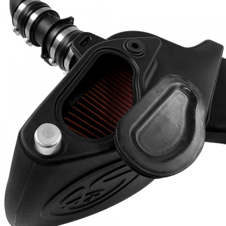 Cold Air Intake For 10-14 VW 2.0L TDI , 2015 VW Jetta 2.0L TDI Cotton Cleanable Red S&B