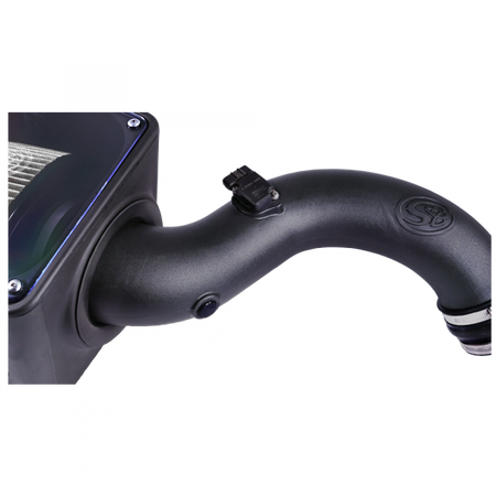 Cold Air Intake For 04-05 Chevrolet Silverado GMC Sierra V8-6.6L LLY Duramax Dry Extendable White S&B