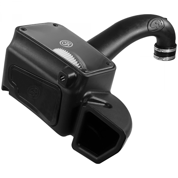 Cold Air Intake For 09-18 Dodge Ram 1500/ 2500/ 3500 Hemi V8-5.7L Dry Extendable White S&B