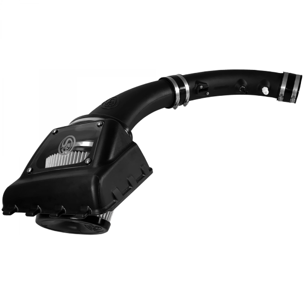 Cold Air Intake For 11-16 Ford F250, F350 V8-6.2L Dry Dry Extendable White S&B