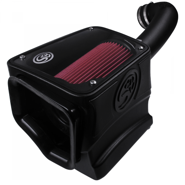 Cold Air Intake For 17-18 Chevrolet GMC Silverado/ Sierra 1500, Tahoe, Suburban, Yukon, XL, Denali, 5.3L, 6.2L Cotton Cleanable Red S&B