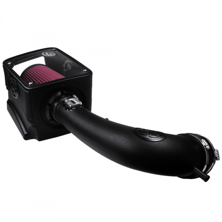 Cold Air Intake For 17-18 Chevrolet GMC Silverado/ Sierra 1500, Tahoe, Suburban, Yukon, XL, Denali, 5.3L, 6.2L Cotton Cleanable Red S&B