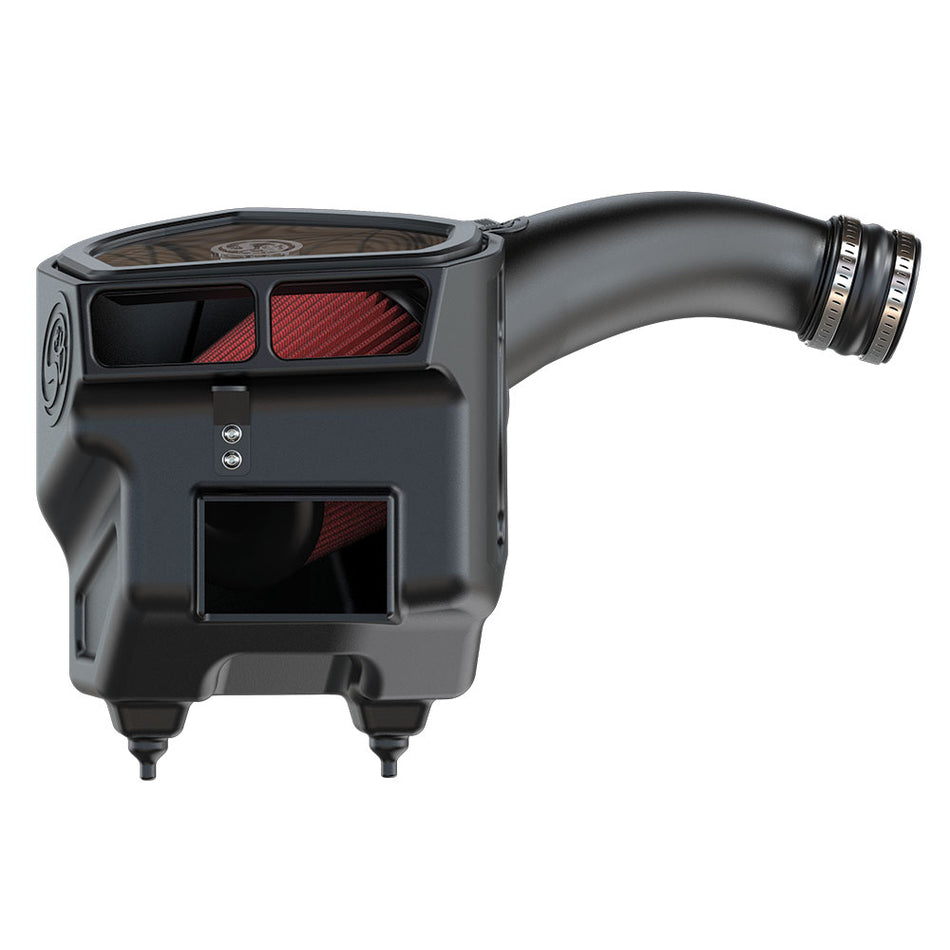 Cold Air Intake For 20-23 Jeep Wrangler / Gladiator 3.0L Ecodiesel Cotton Cleanable Red S&B