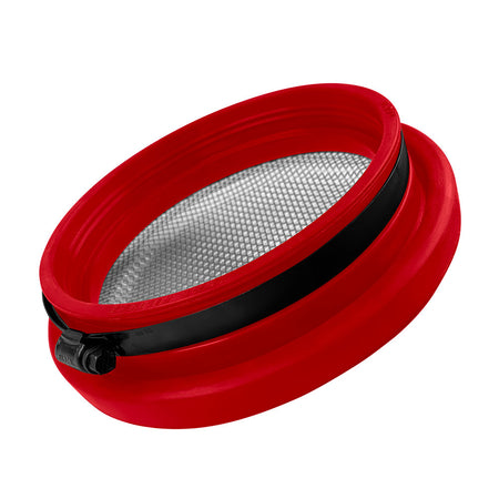 Turbo Screen Guard With Velocity Stack - 5.50 Inch (Red) S&B