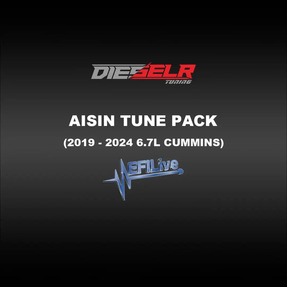 DIESELR EFI Live Transmission Tune File (2019-2024 Cummins 6.7L *AISIN ONLY*) TCM Tune File DIESELR Tuning 
