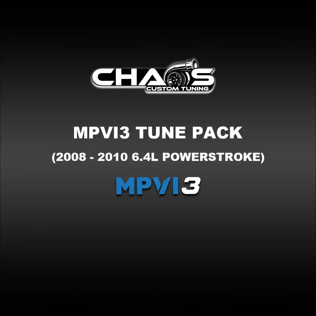 Chaos Custom Tuning MPVI3 Tune Files (2008-2010 Powerstroke 6.4L) Tune Files Chaos Custom Tuning 