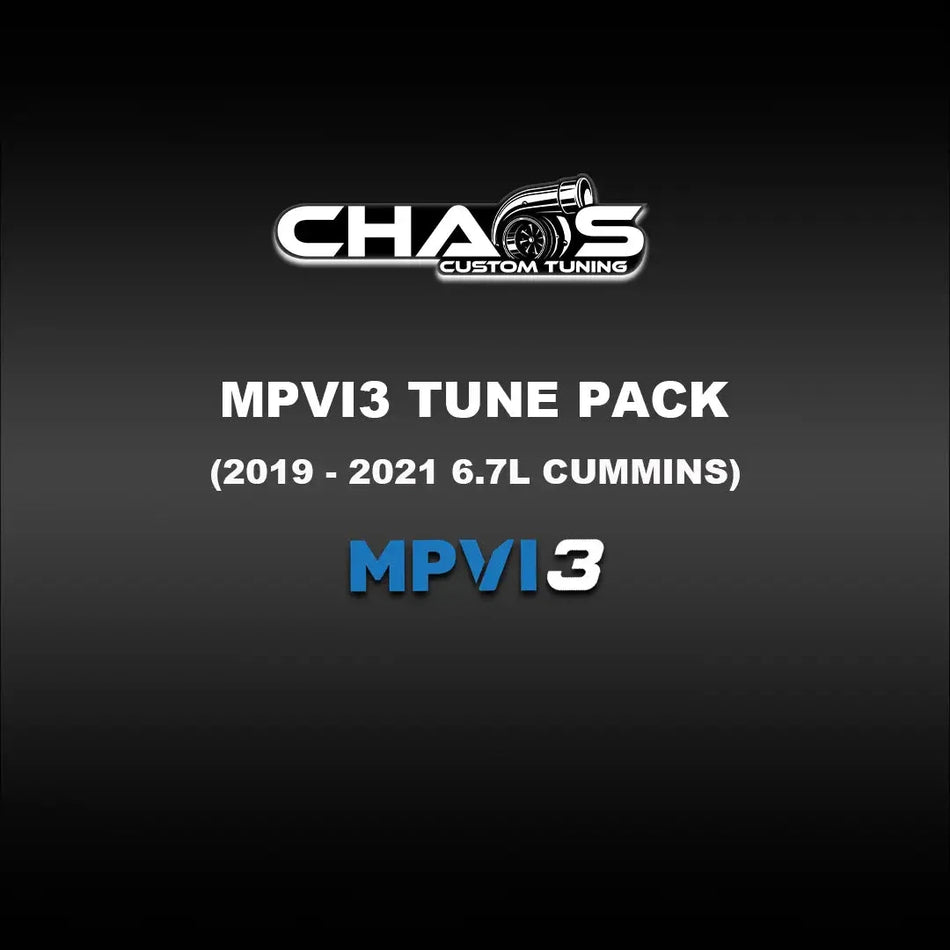 Chaos Custom Tuning MPVI3 Tune Files (2019-2021 Cummins 6.7L) Tune Files Chaos Custom Tuning 