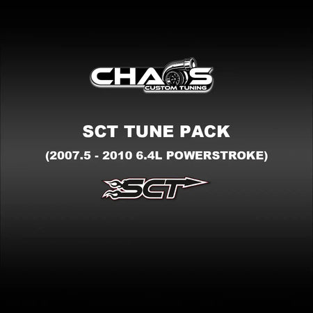 Chaos Custom Tuning SCT Tune Files (2007.5-2010 Powerstroke 6.4L) Tune Files Chaos Custom Tuning 