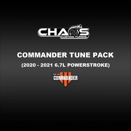 CCT Commander Tune Files (2020-2021 Powerstroke 6.7L) Tune Files Chaos Custom Tuning 