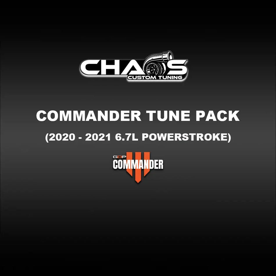 CCT Commander Tune Files (2020-2021 Powerstroke 6.7L) Tune Files Chaos Custom Tuning 