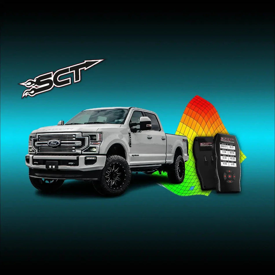 SCT X4 with CCT Tune Files (2020-2021 Powerstroke 6.7L) Tuning Bundle Chaos Custom Tuning 