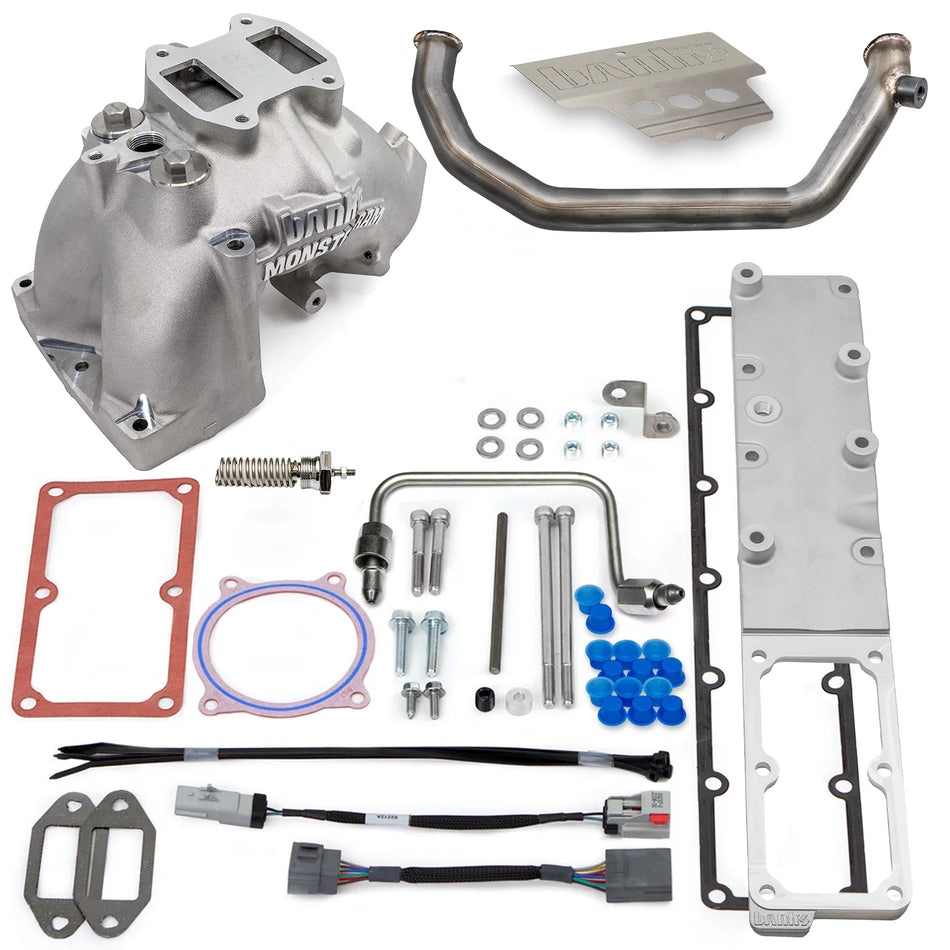 Monster-Ram® Intake and Killer Grid Heater Upgrade 07.5-12 RAM 3500-5500 Chassis Cab 6.7L Raw