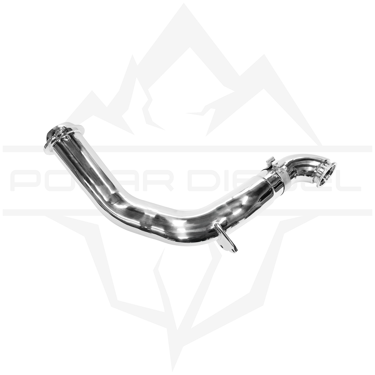 2020-2025 Powerstroke 6.7L Polished Polar Downpipe Polar Diesel