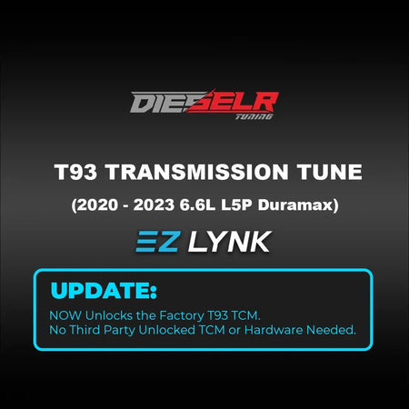 DIESELR EZ Lynk Transmission Tune File – T93 (2020-2023 6.6L L5P Duramax) Tune Files DIESELR Tuning 