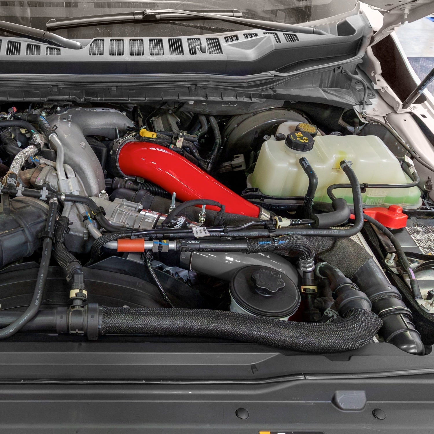 Ford 6.7 Non HO Hot-Side Boost Tube Installed