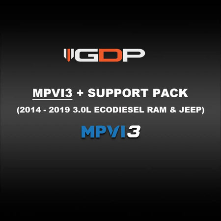 MPVI3 w/GDP Support Pack & 4 Credits (14-19 3.0L EcoDiesel 1500/14-18 Jeep 3.0L EcoDiesel) Tuning Bundle GDP 