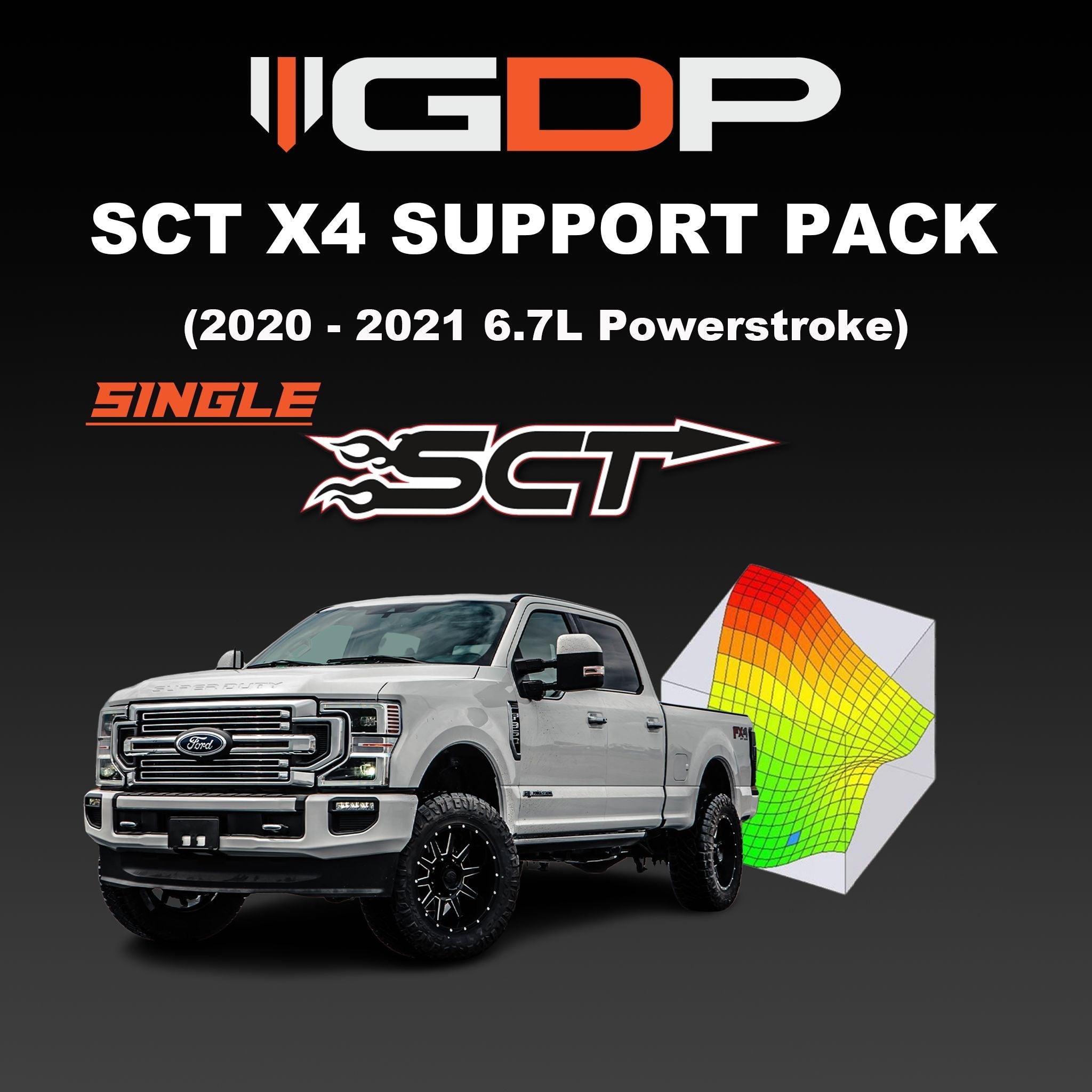 GDP SCT X4 Support Pack (2020-2021 Powerstroke 6.7L) Tune Files GDP 