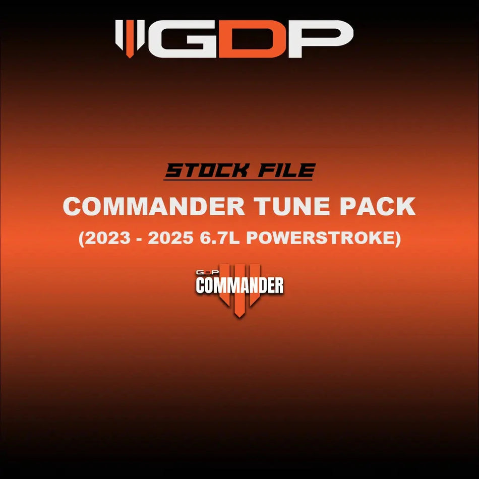 GDP Commander Support Pack - Single (23-25 Ford 6.7L Powerstroke) GDP Tune Files GDP 