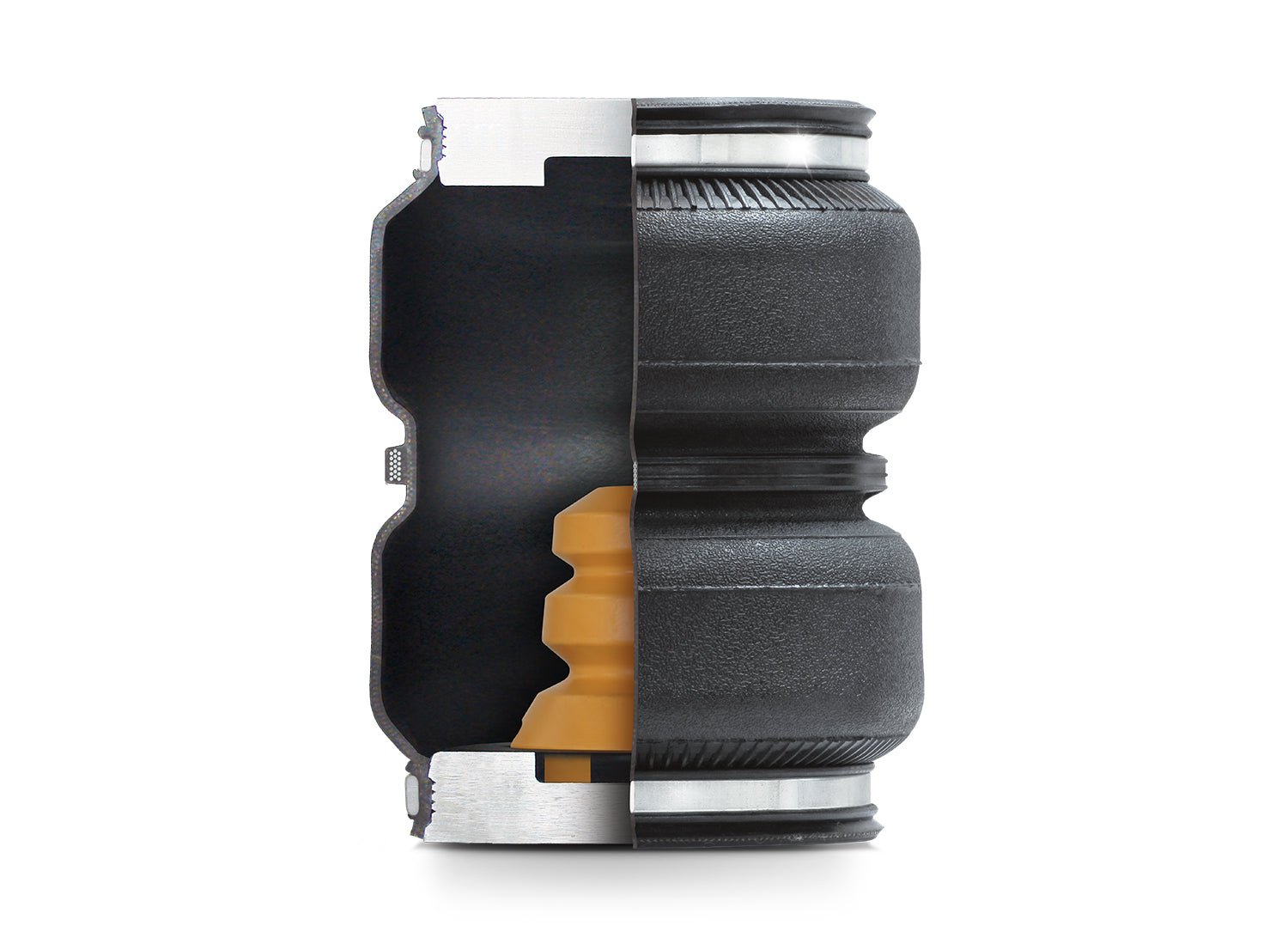 HP10000-J ALPHA HD Double Convoluted Replacement Air Spring Pacbrake Pacbrake