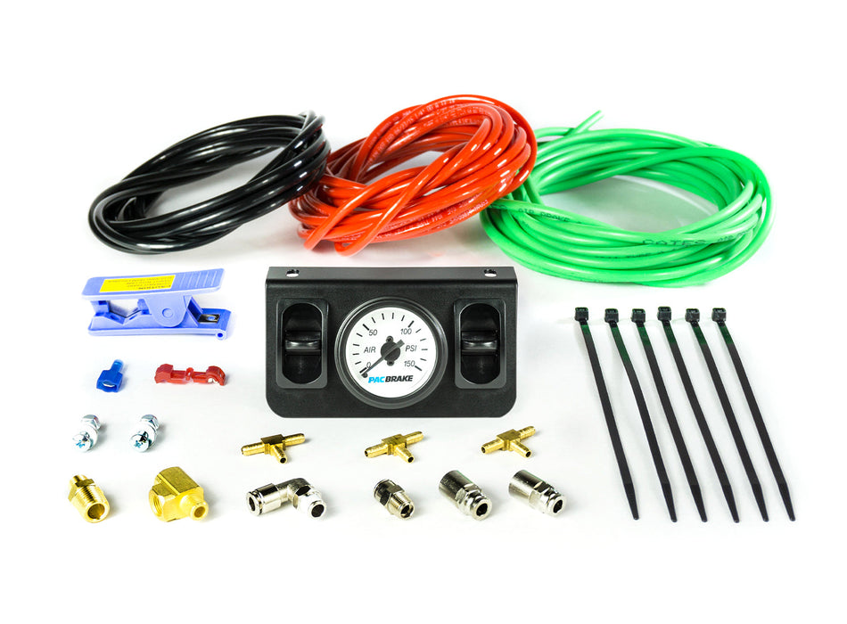 HP10124 Paddle Valve In Cab Control Kit Dash Switches For Independent Activation Pacbrake