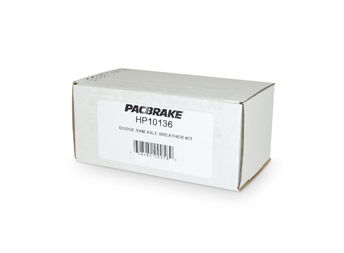 HP10136 Axle Breather Relocation Kit For Cab & Chassis Vehicles Pacbrake