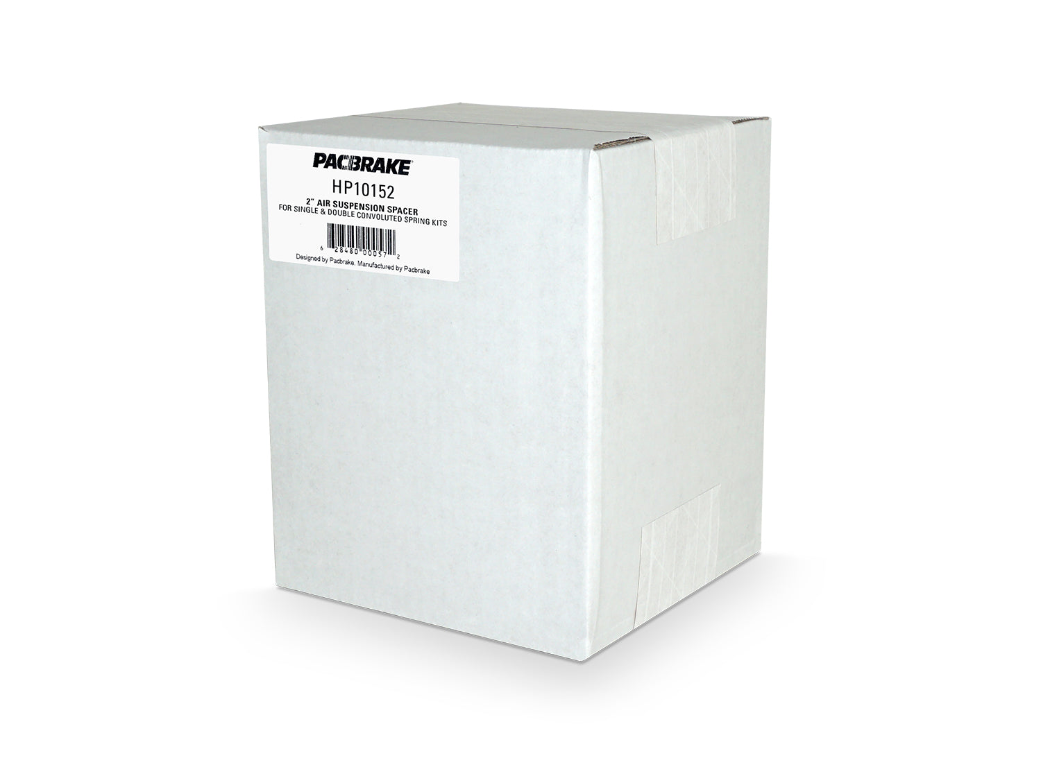 HP10152 2-Inch ALPHA HD Air Suspension Spacer  For Single & Double Convoluted Spring Kits Pacbrake