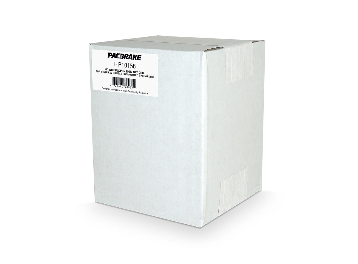 HP10156 6-Inch Air Suspension Spacer Kit Use With Single And Double Convoluted Spring Pacbrake