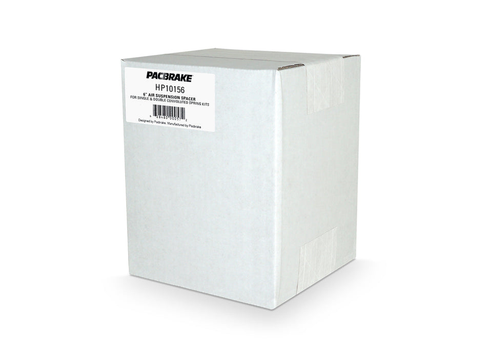 HP10156 6-Inch Air Suspension Spacer Kit Use With Single And Double Convoluted Spring Pacbrake
