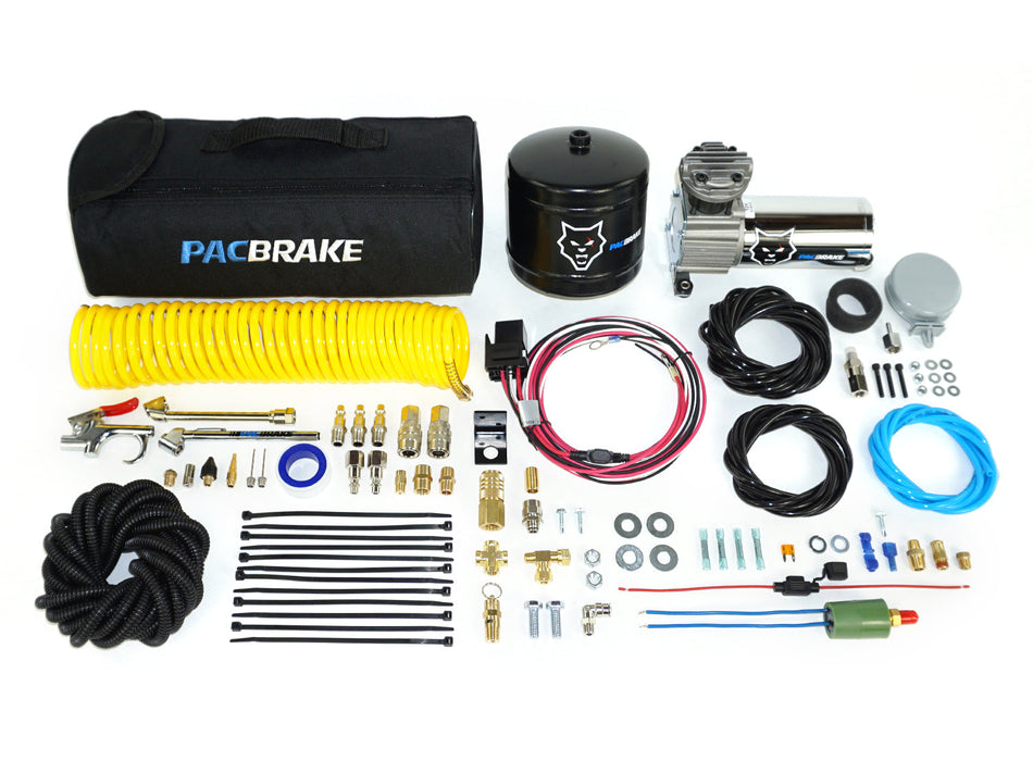 HP10163 Onboard Air With 1/2 Gallon Air Tank W/Air Compressor Air Tank Fittings Pacbrake