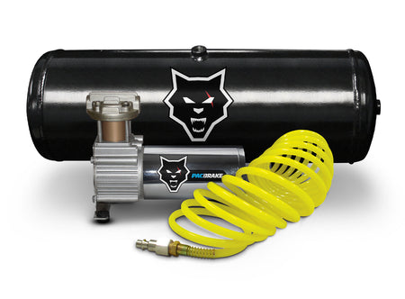 HP10164 Onboard Air With 2 1/2 Gallon Air Tank W/Air Compressor Air Tank Fittings Pacbrake