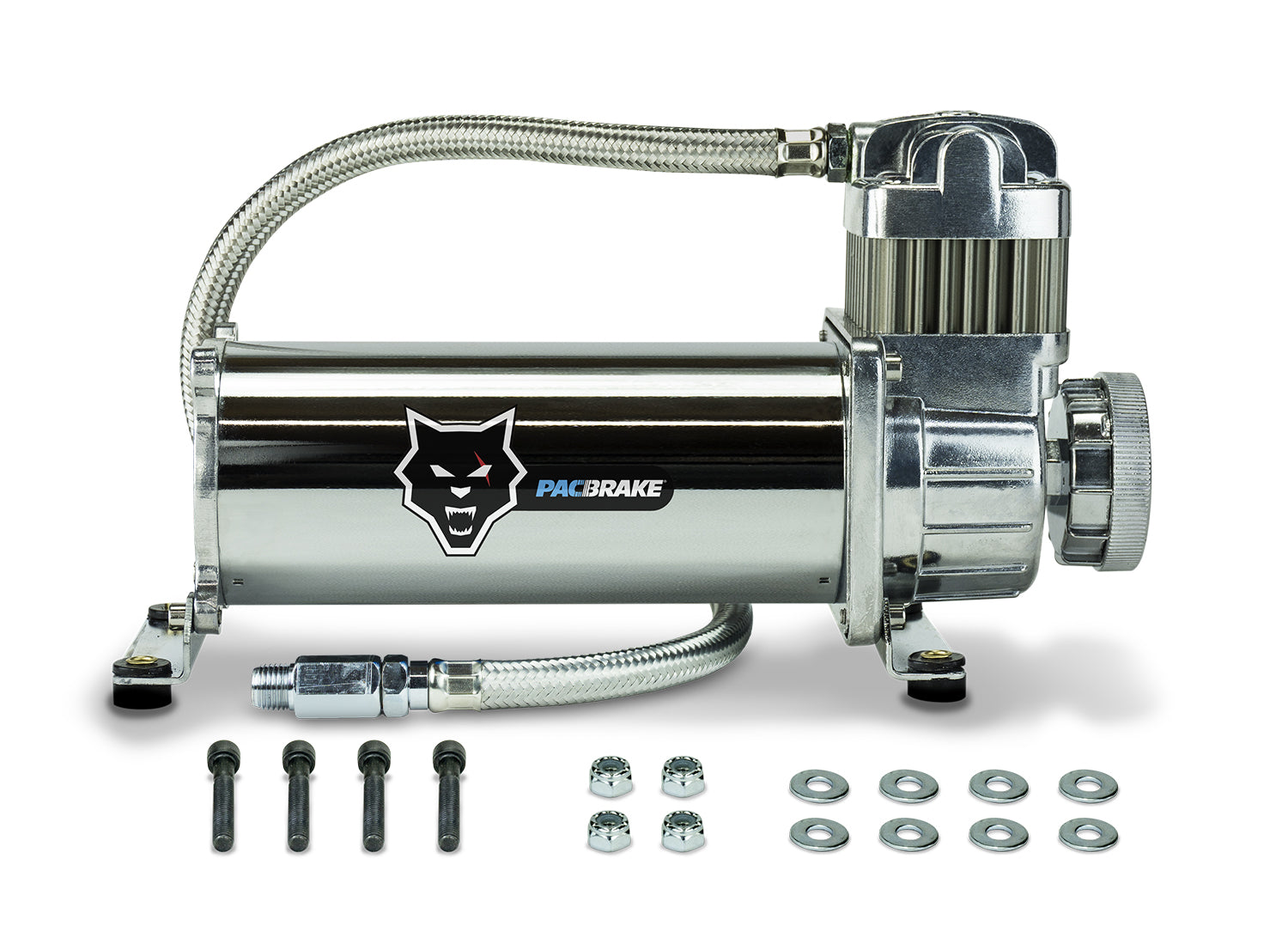 HP10300 (Basic) 12VDC HP425 Series Basic Air Compressor Kit - Chrome (Replacement Kit) Pacbrake