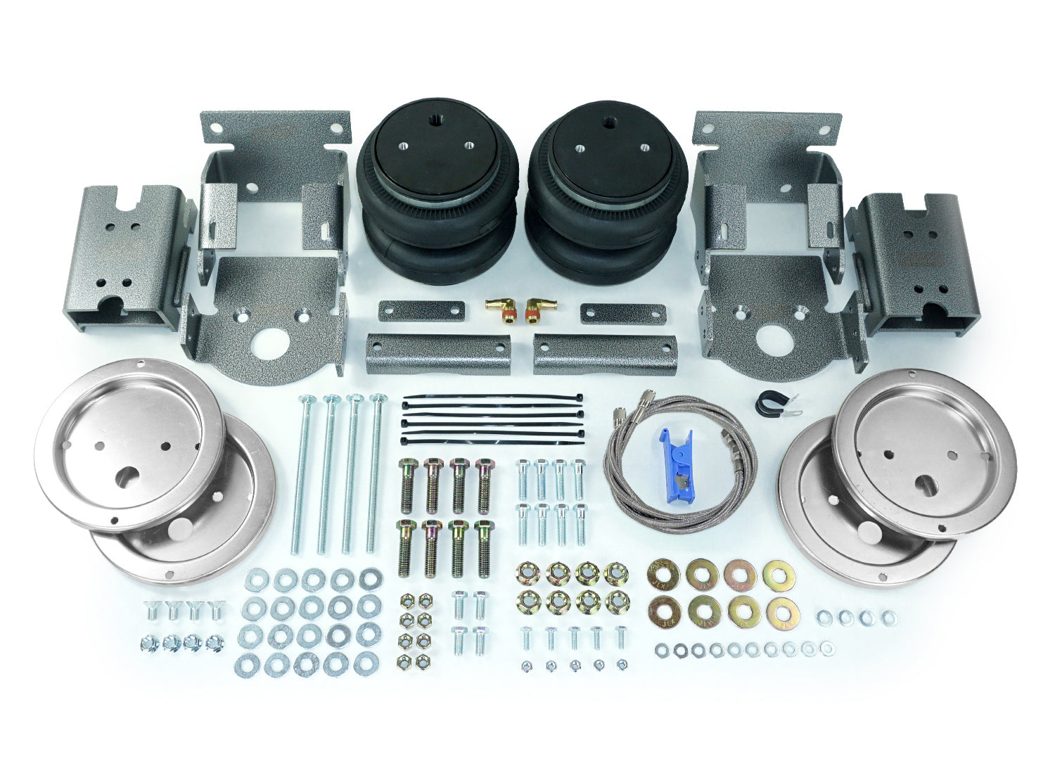 HP10373-X-J-S ALPHA XD PRO S Air Spring Kit For 2018-2024 Chevy Silverado 4500HD/5500HD/6500HD Pacbrake