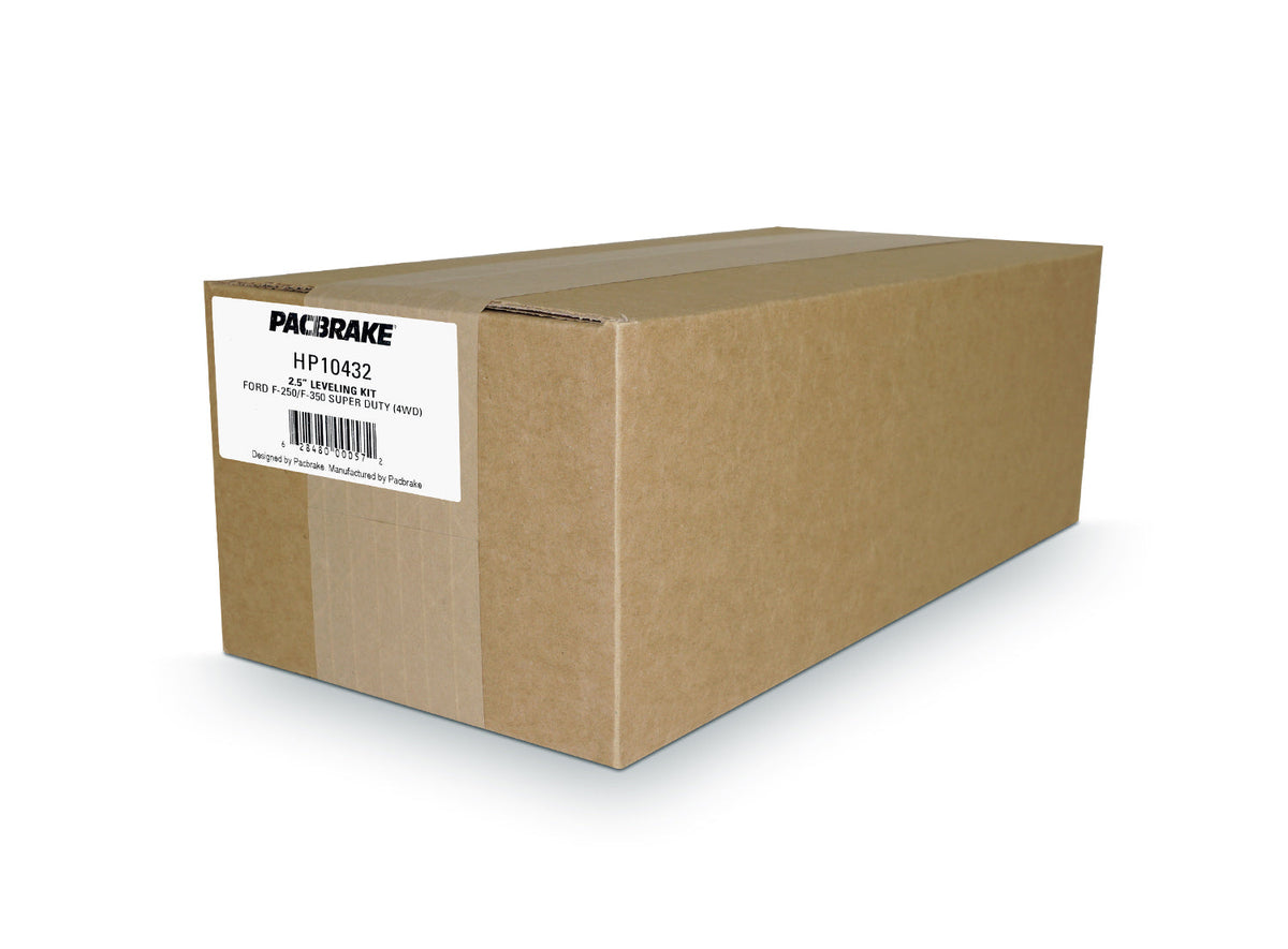 HP10432 STEEL LEVELING KIT (2.5 INCH LIFT) FOR 2011-2025 FORD F-250/350 SUPER DUTY 4WD Pacbrake