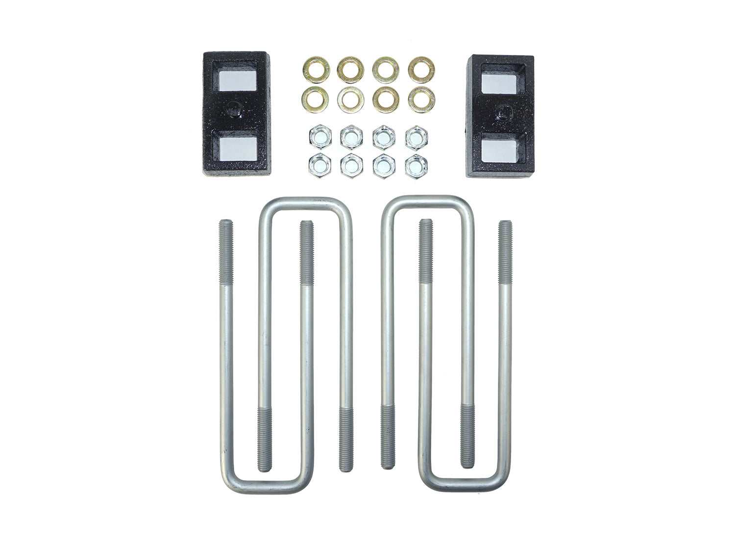 HP10501 2.0" Rear Block Kit For 2011-2025 GM 2500HD/3500HD (2WD/4WD) SRW 8-Lug W/o AUX Springs Pacbrake