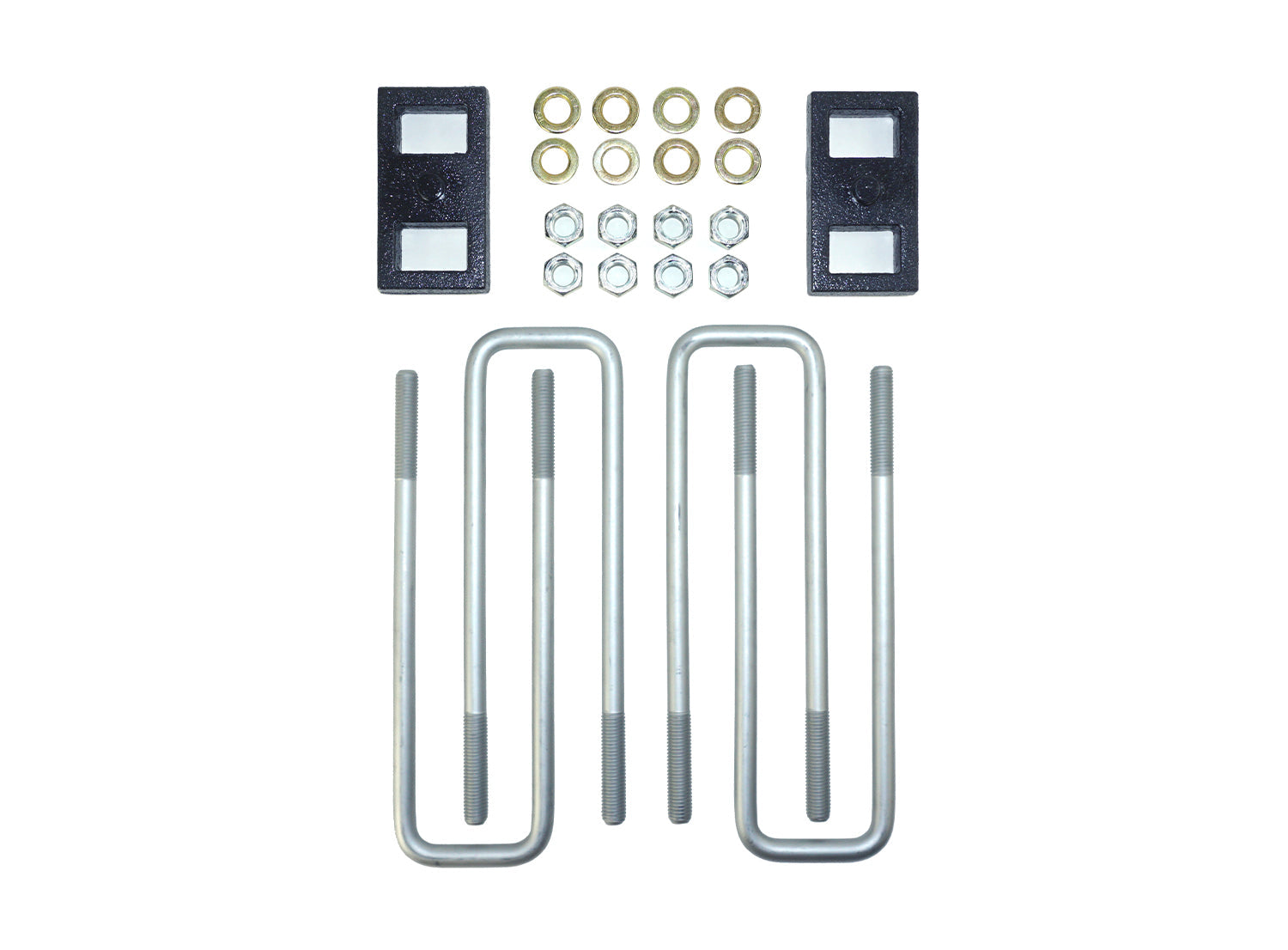 HP10503 1.0" Rear Block Kit For 2011-2025 GM 2500HD/3500HD (2WD/4WD) SRW 8-Lug W/ AUX Springs Pacbrake