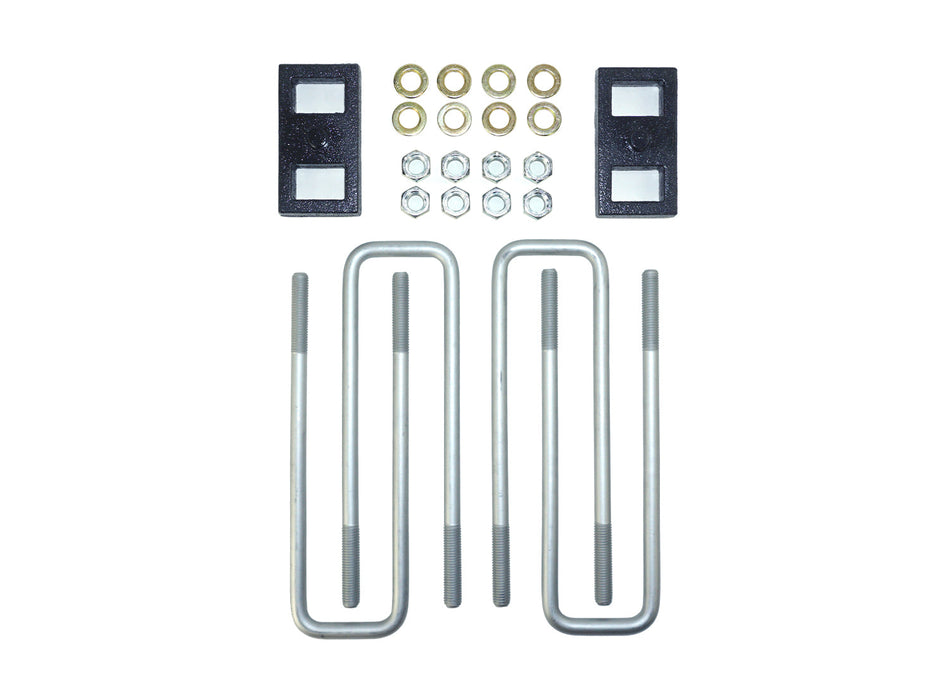 HP10503 1.0" Rear Block Kit For 2011-2025 GM 2500HD/3500HD (2WD/4WD) SRW 8-Lug W/ AUX Springs Pacbrake