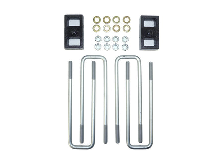 HP10505 2.0" Rear Block Kit For 2011-2025 GM 2500HD/3500HD (2WD/4WD) SRW 8-Lug W/ AUX Springs Pacbrake