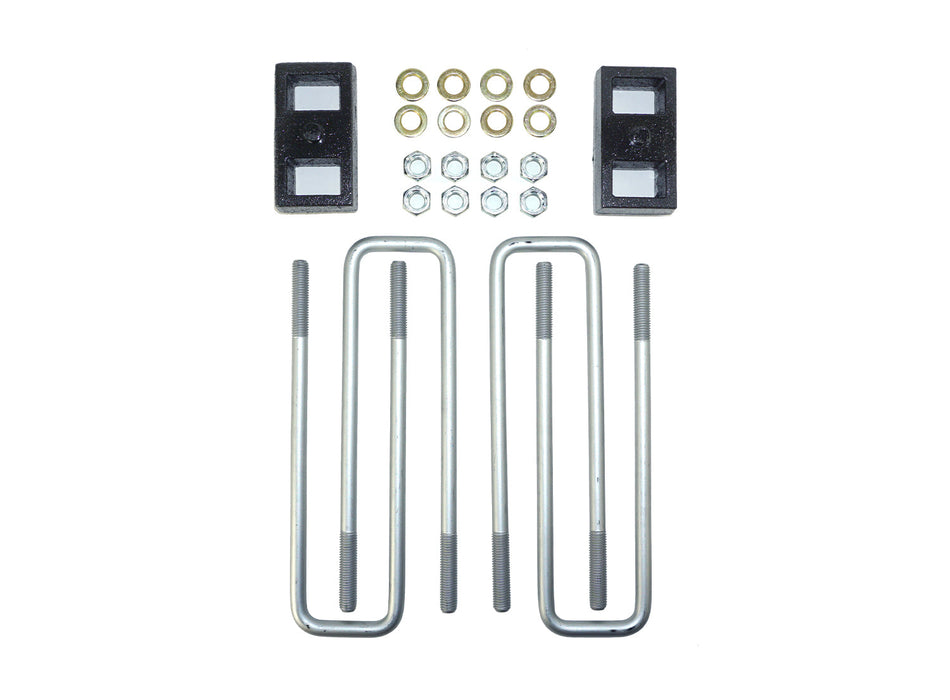 HP10505 2.0" Rear Block Kit For 2011-2025 GM 2500HD/3500HD (2WD/4WD) SRW 8-Lug W/ AUX Springs Pacbrake