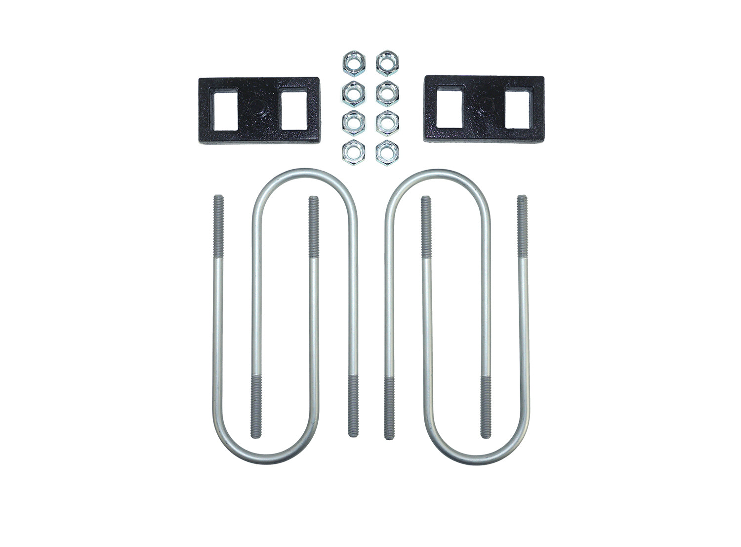 HP10511 1.0" Rear Block Kit For 2003-13 RAM 2500 & 2003-25 RAM 3500 (4WD) SRW W/ AUX Springs Pacbrake