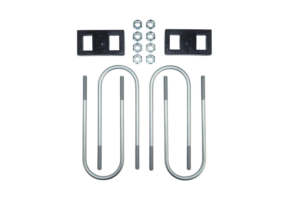 HP10511 1.0" Rear Block Kit For 2003-13 RAM 2500 & 2003-25 RAM 3500 (4WD) SRW W/ AUX Springs Pacbrake