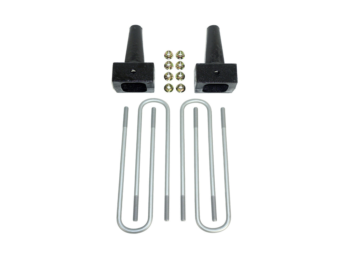 HP10519 4.0" REAR BLOCK KIT FOR 2011-2025 FORD F-250/F-350 (2WD/4WD) SRW WITH AUX SPRINGS Pacbrake