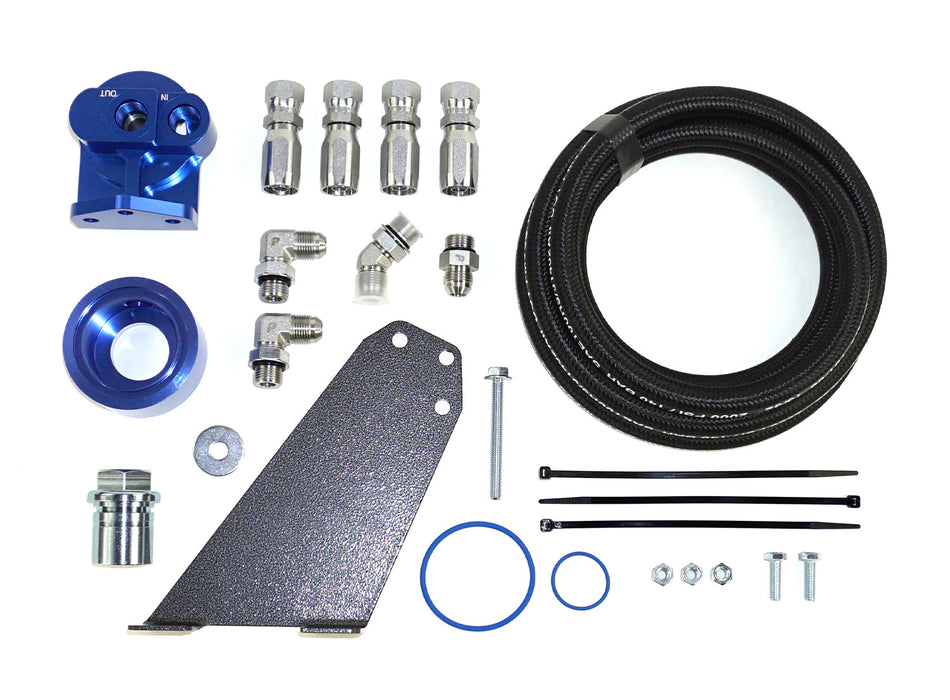 HP10591 Oil Filter Relocation Kit For 1994-2002 RAM 2500/3500 5.9L Cummins Pacbrake