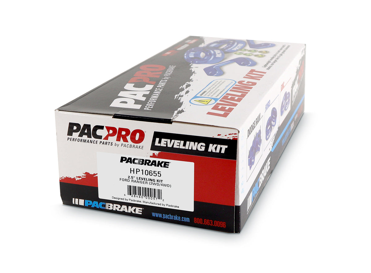 HP10655 Leveling Kit (2.5 Inch) For 2019-2025 Ford Ranger (2WD/4WD) Pacbrake