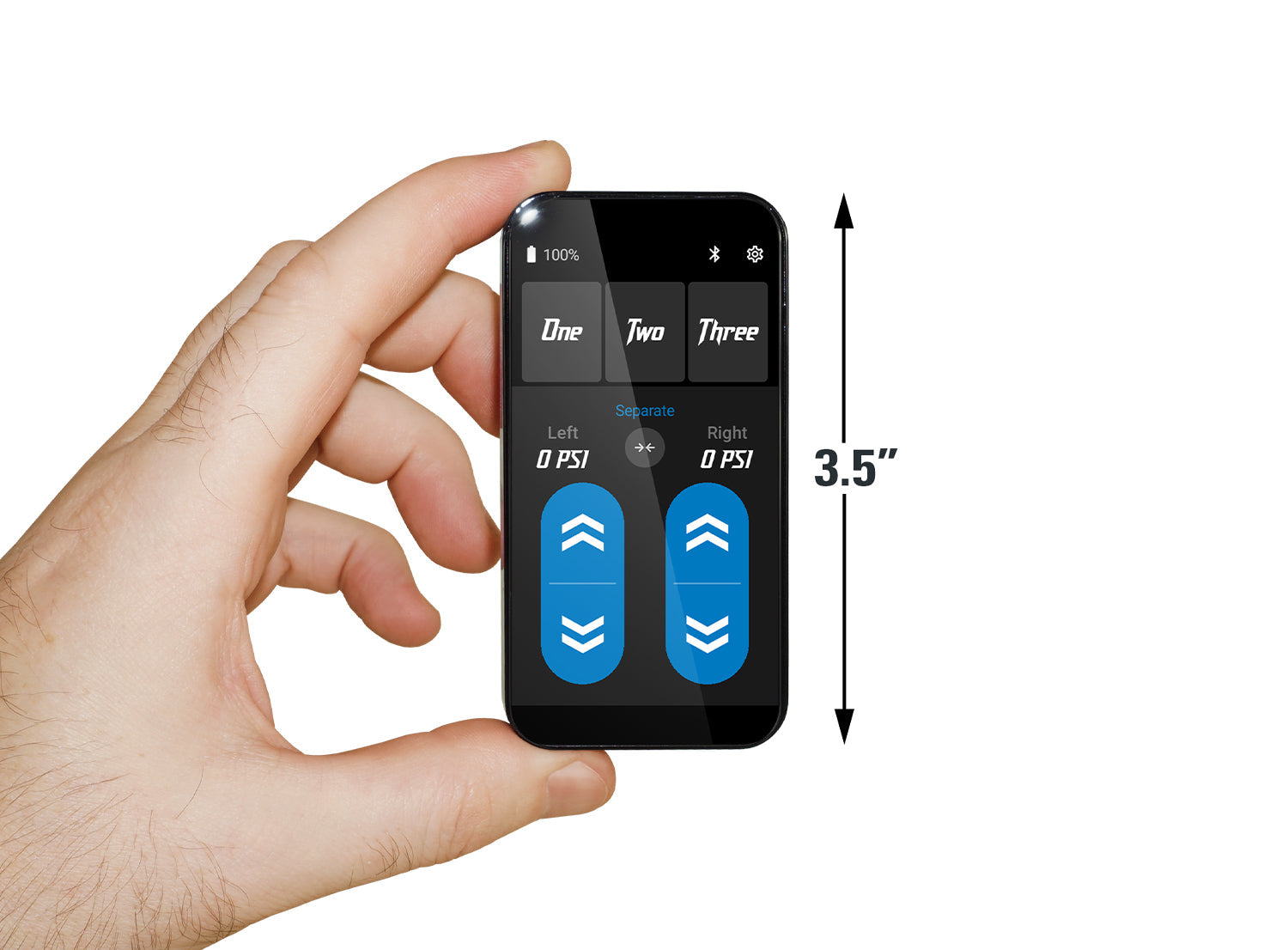 HP30030-NT-QM-R BRAVO Wireless Air Controls (3rd Gen)  Quick Mount  W/ Remote  HD Compressor Pacbrake